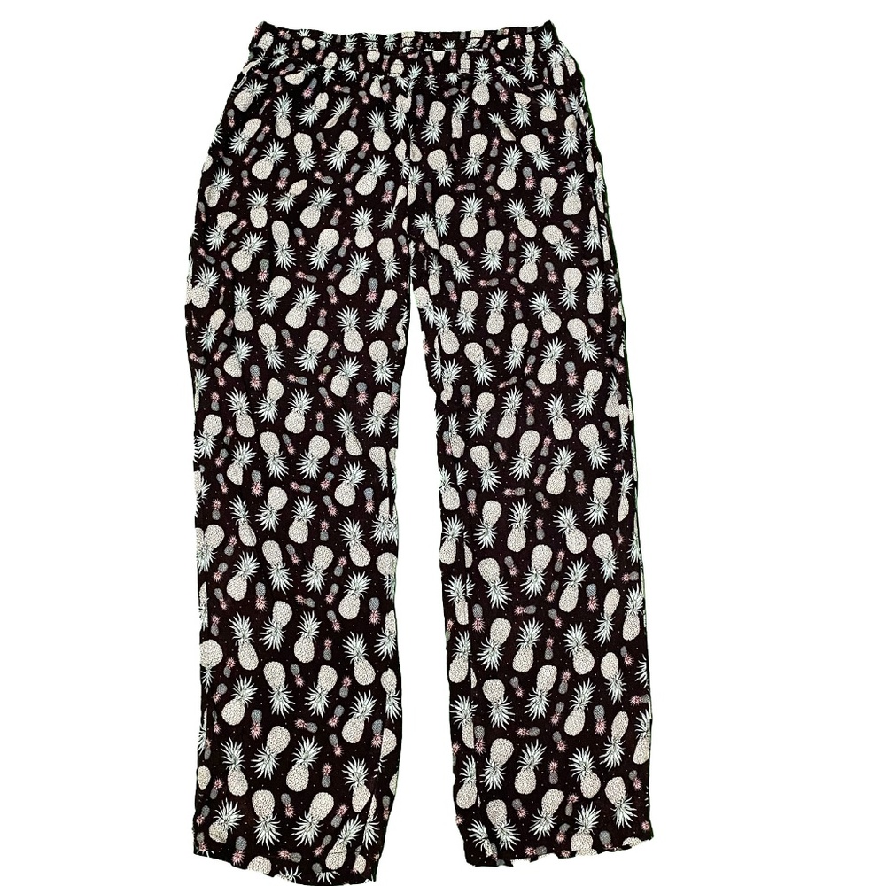 Pineapples Print Sleep Pajama Pants - Size L